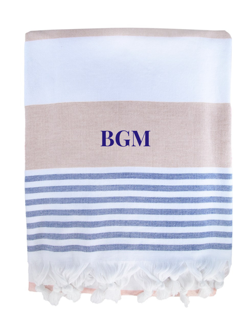 Toalla Begur Personalizada Beige