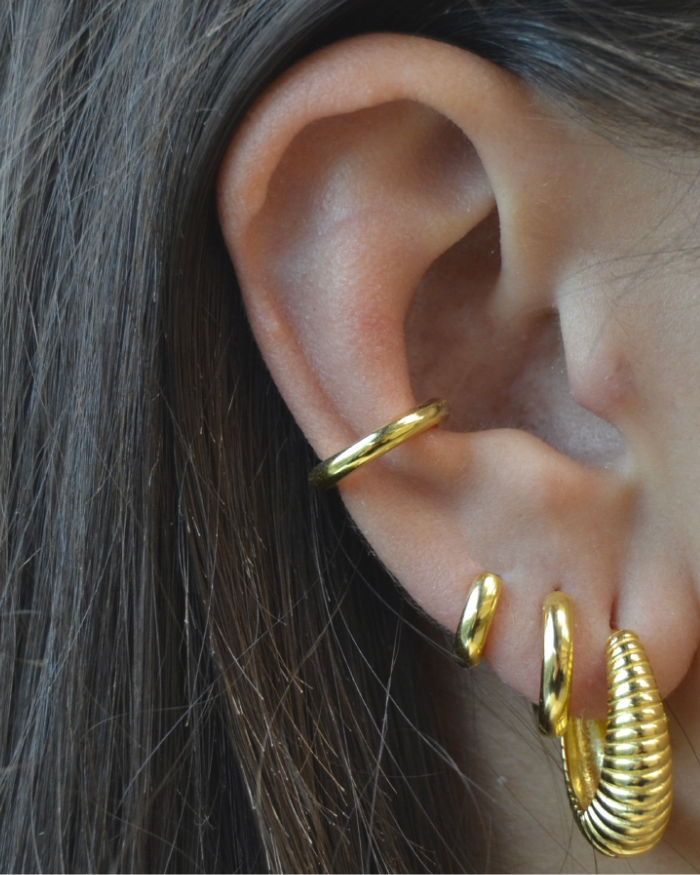 Calipso Textured Earrings