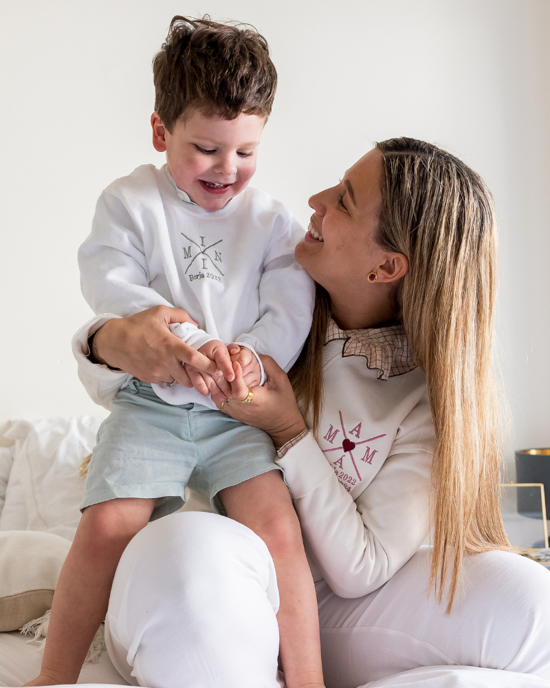 Pack Niño y Mamá Sudaderas personalizadas Cross Mom + Cruz niño