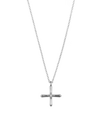 Collar Cruz Cuadrada Silver