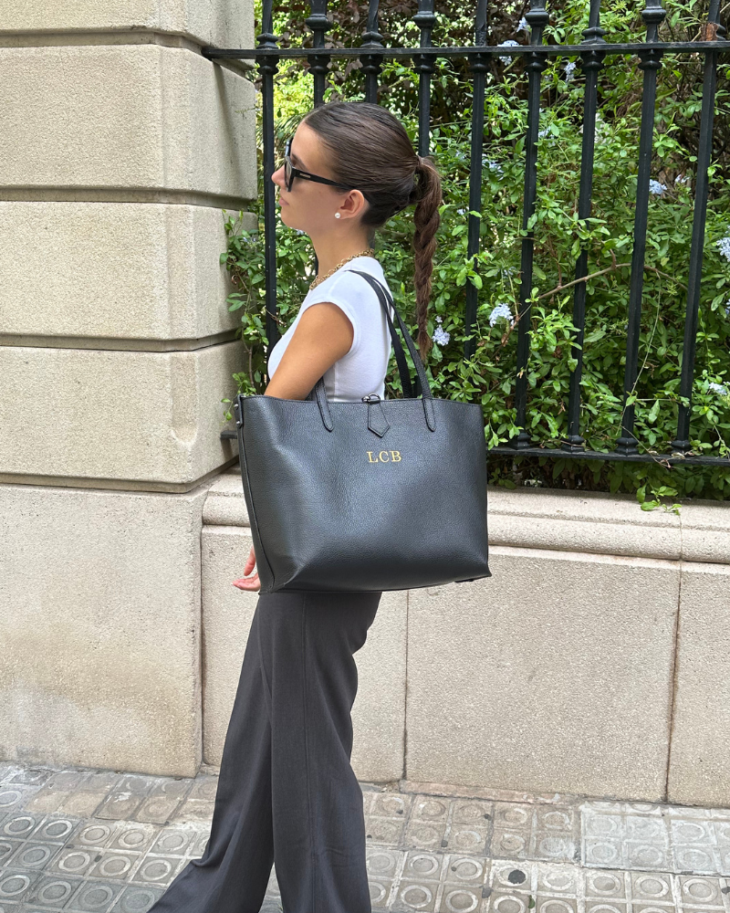 Bolso Shopping bag leather Black