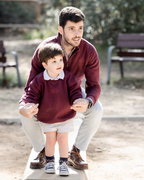 Pack Sudadera Zip personalizada adulto + sudadera cuello redondo niño