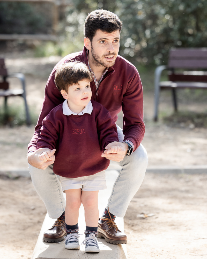 Pack Sudadera Zip personalizada adulto + sudadera cuello redondo niño