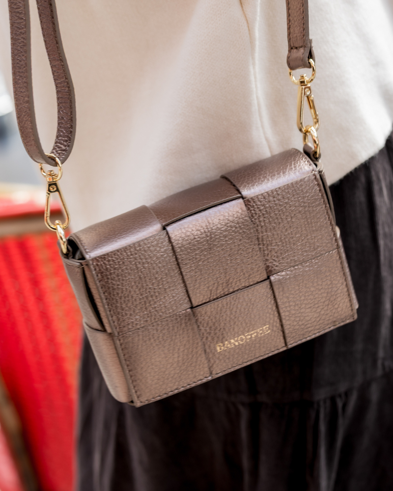 Bolso Puzzle Bronce