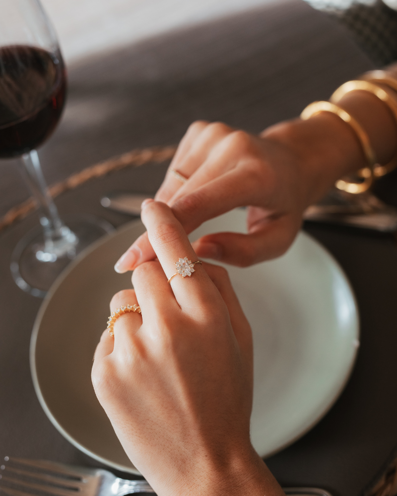 Anillo Rosetón Gold
