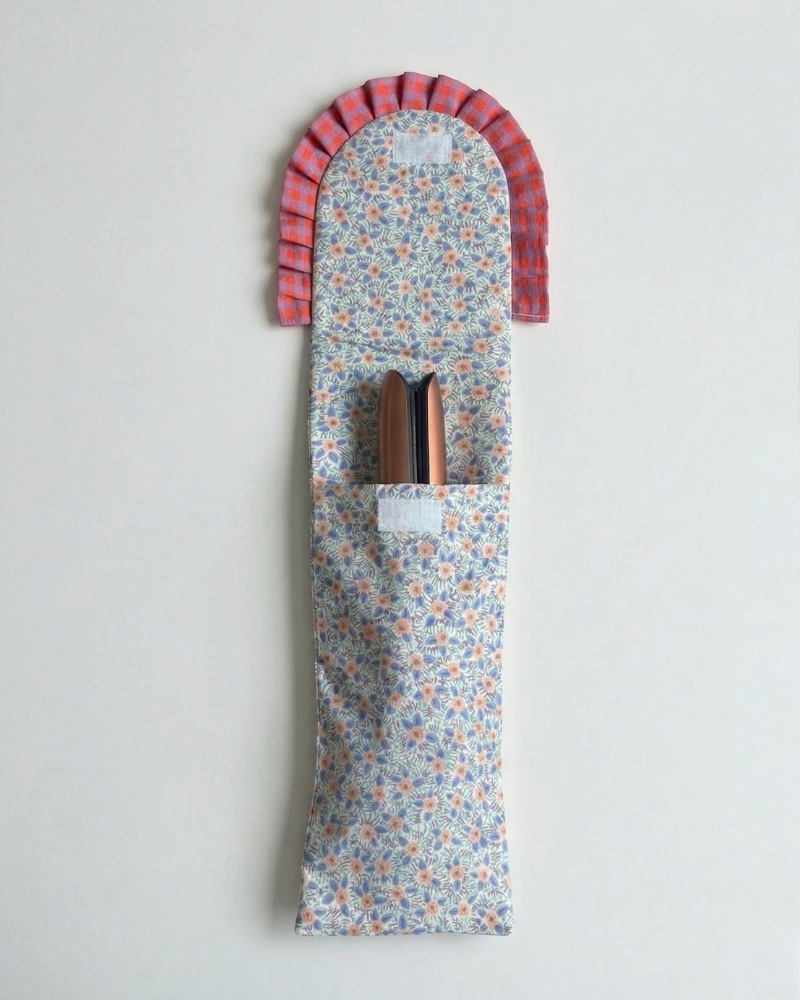 Orange Flowers hair straightener cover