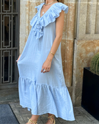 Vestido Ana Long Blue