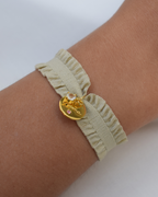 Pulsera rizo Mamá beige