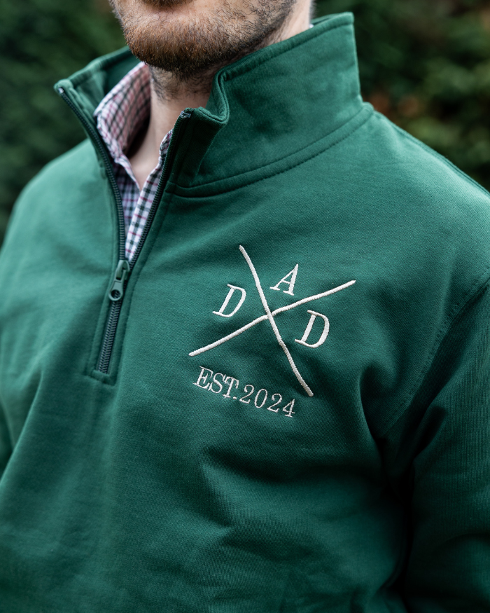 SUDADERA ZIP UNISEX PERSONALIZADA CRUZ