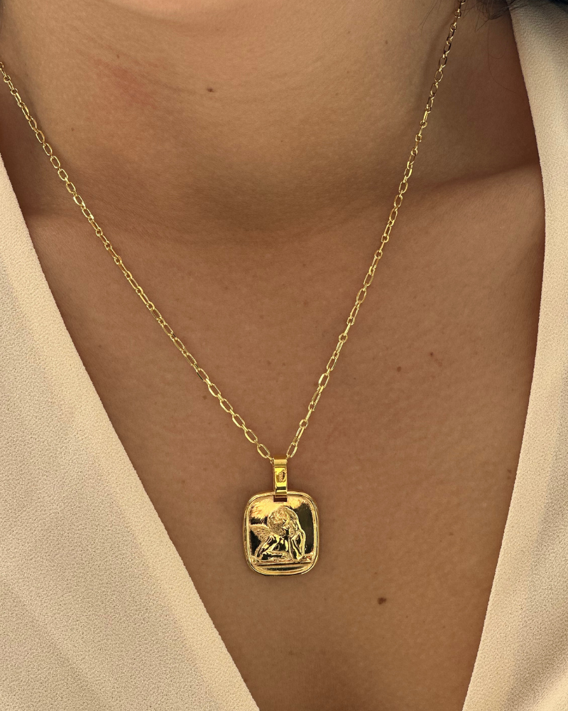 Collar Angel Square Silver