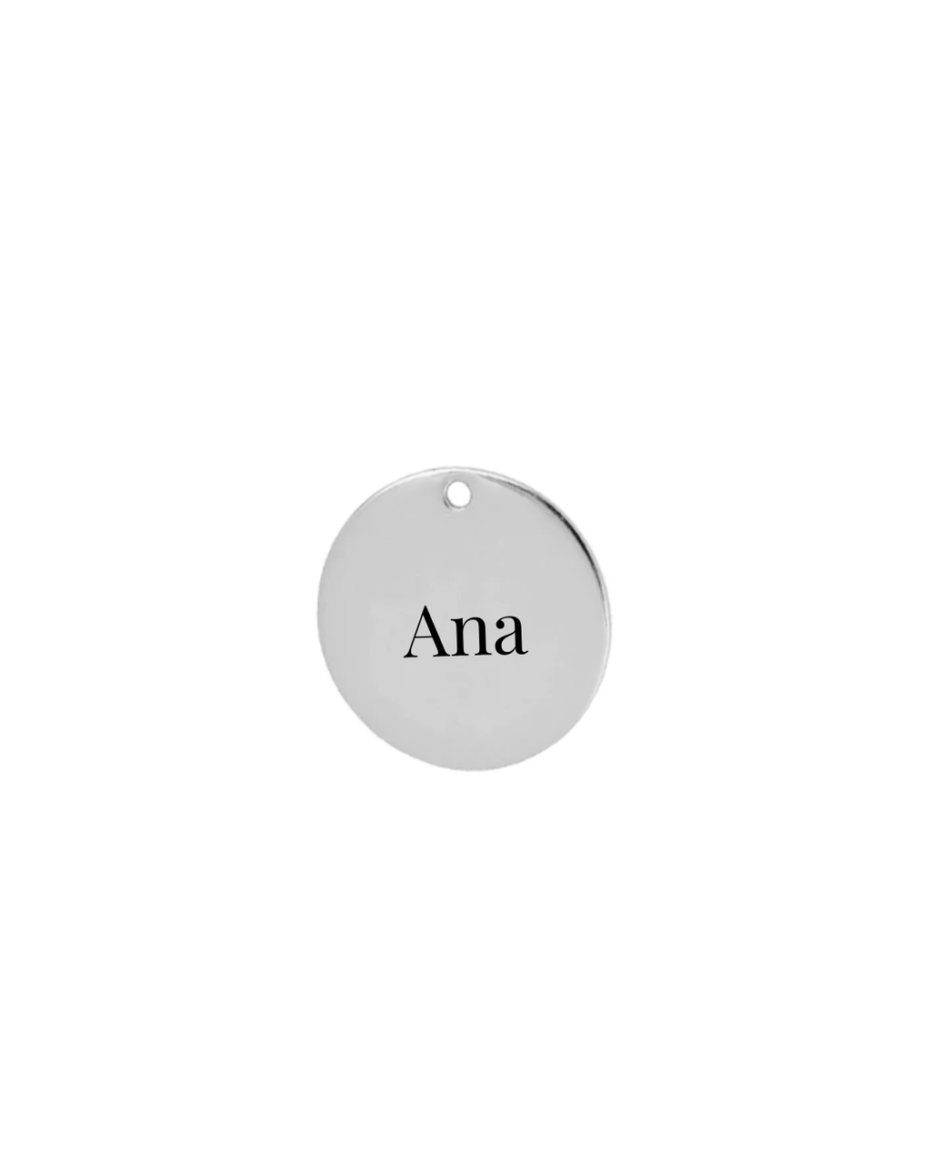 Charm plaquita personalizable