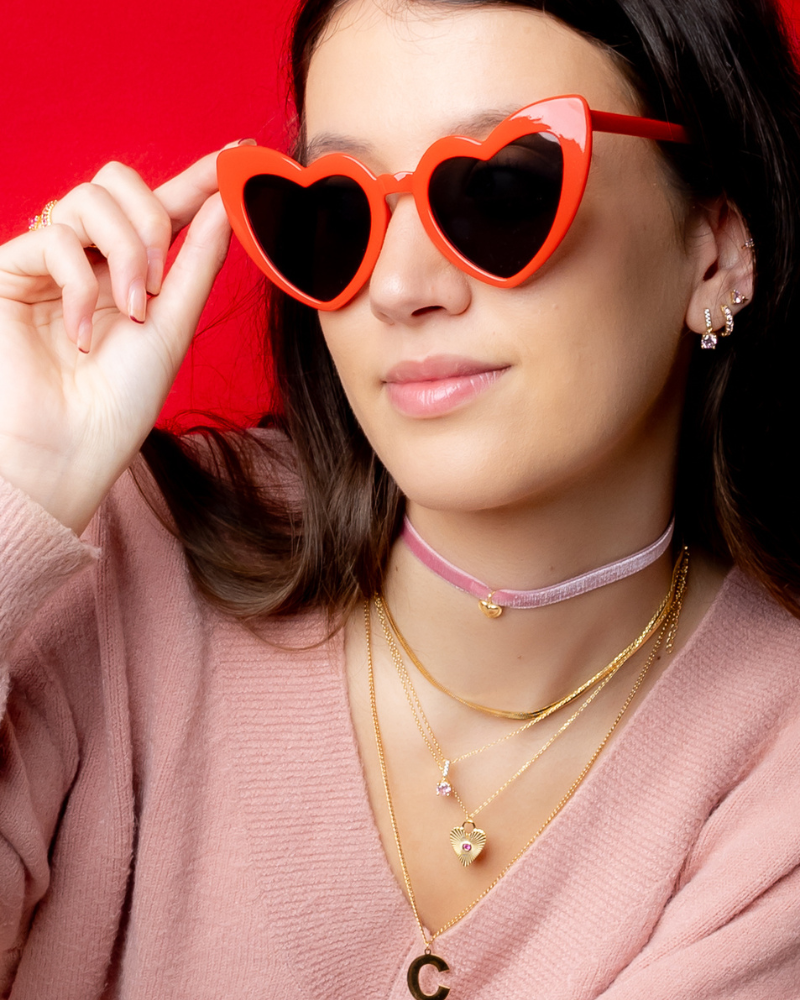 Pendientes princesa rosa