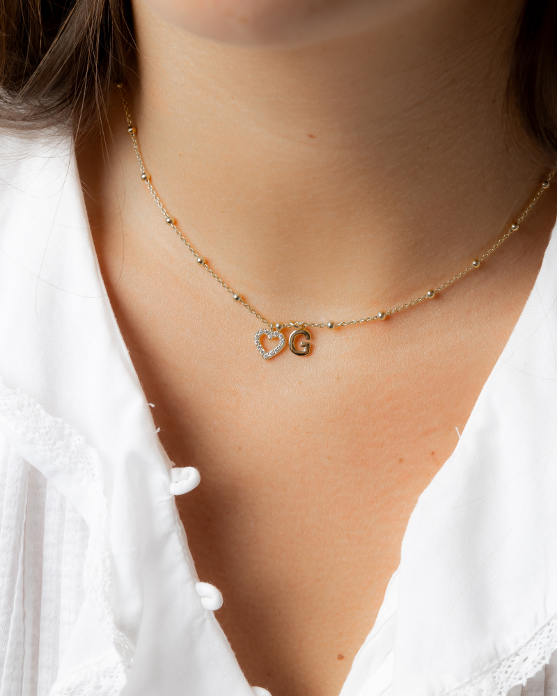 Collar Love shine initial