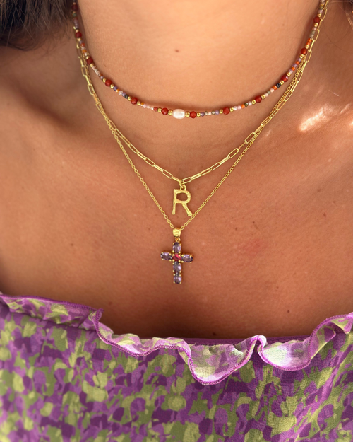 Collar Inicial Vintage