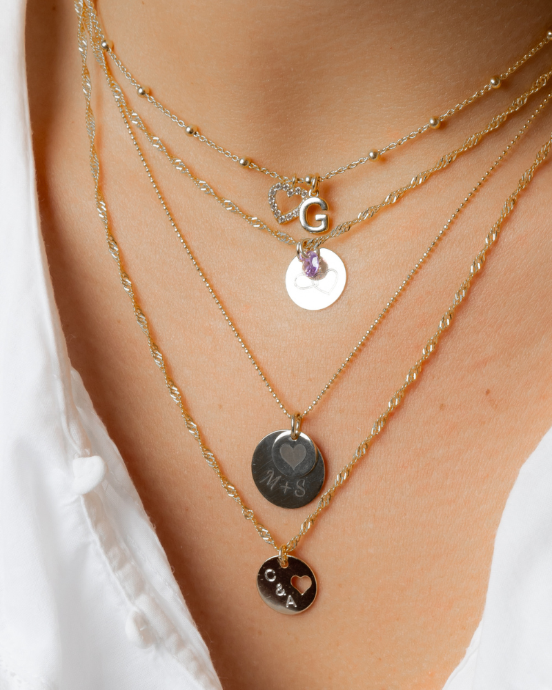 Collar Love shine initial