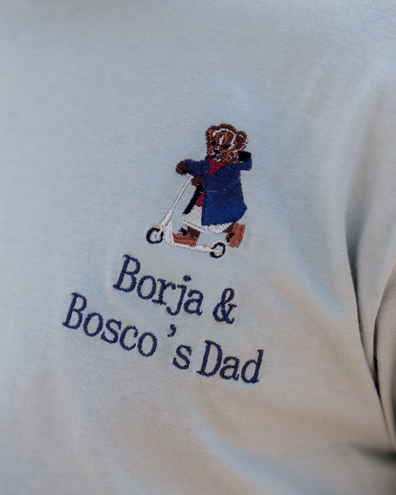 CAMISETA UNISEX PERSONALIZADA OSO PATINETE
