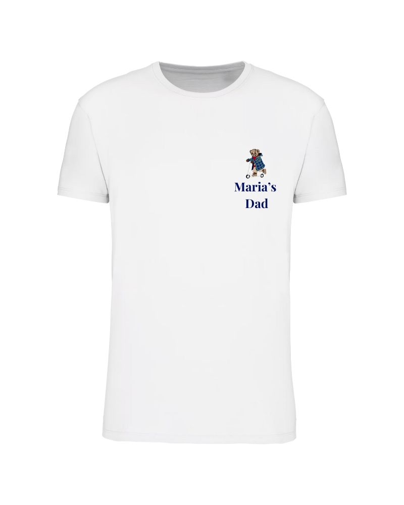 CAMISETA UNISEX PERSONALIZADA OSO PATINETE