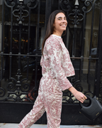 Set Toile de Jouy Granate