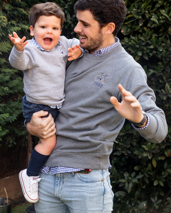 Pack Sudadera personalizada adulto + niño bici