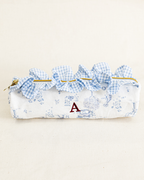 Estuche Baby Toile de Jouy azul