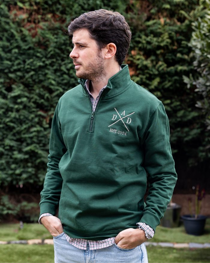 SUDADERA ZIP UNISEX PERSONALIZADA CRUZ