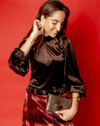 Camisa Leonor brown