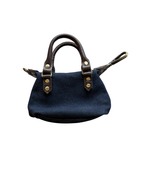 Federica blue navy bag Charm