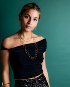 Collar long circles