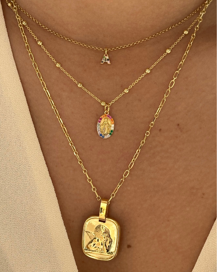Collar Virgen de la Milagrosa Colors