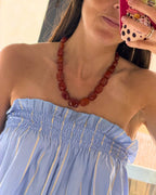 Collar Ágata Naranja