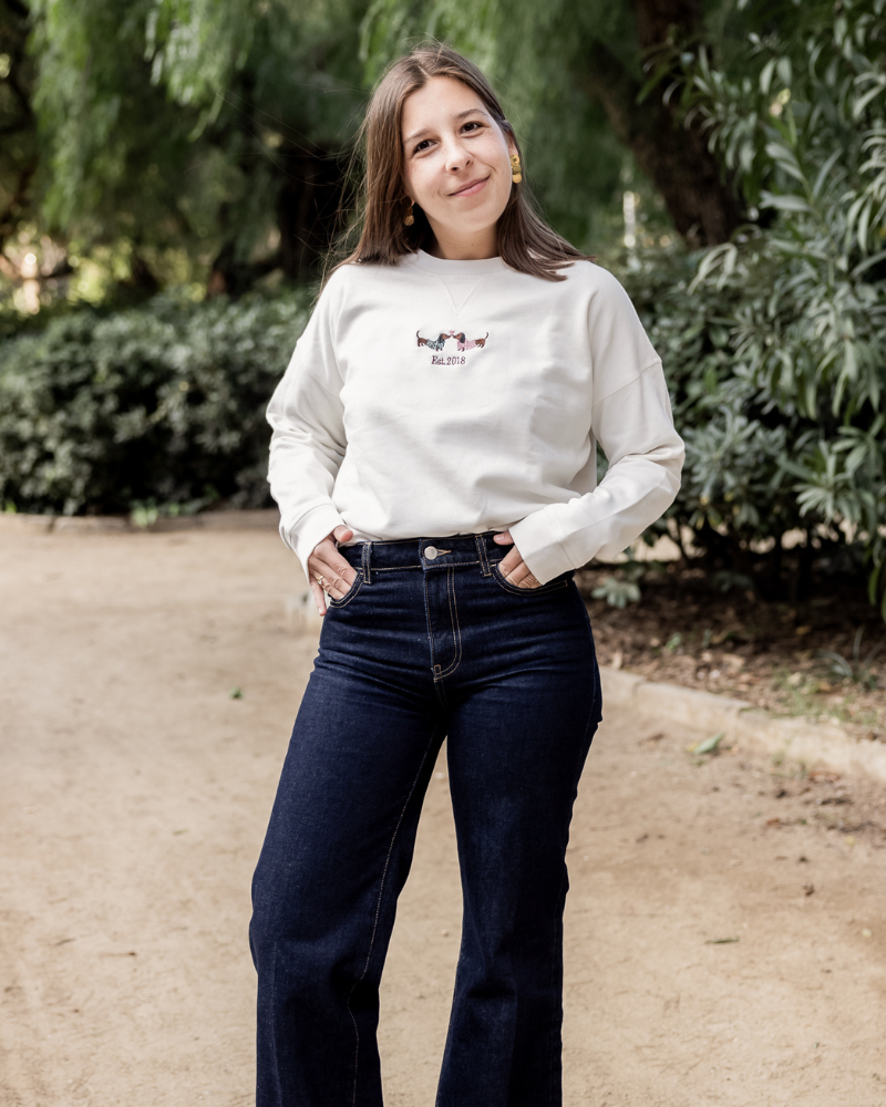 Sudadera personalizada Love Dachshund