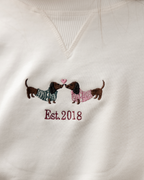 Sudadera personalizada Love Dachshund
