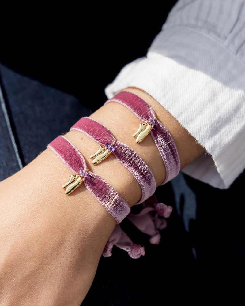 Pulsera Velvet "Bailarina"
