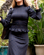Terracota Shirt – Organic Cotton Seersucker Check
