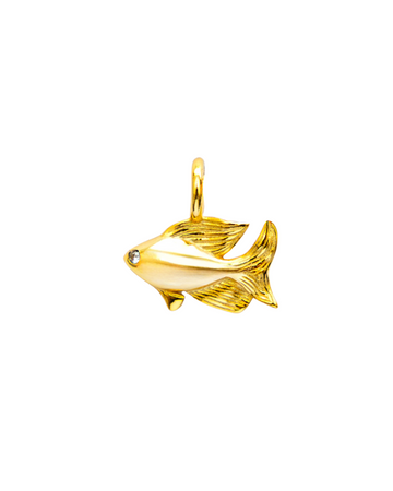 Fish Zirconia Charm