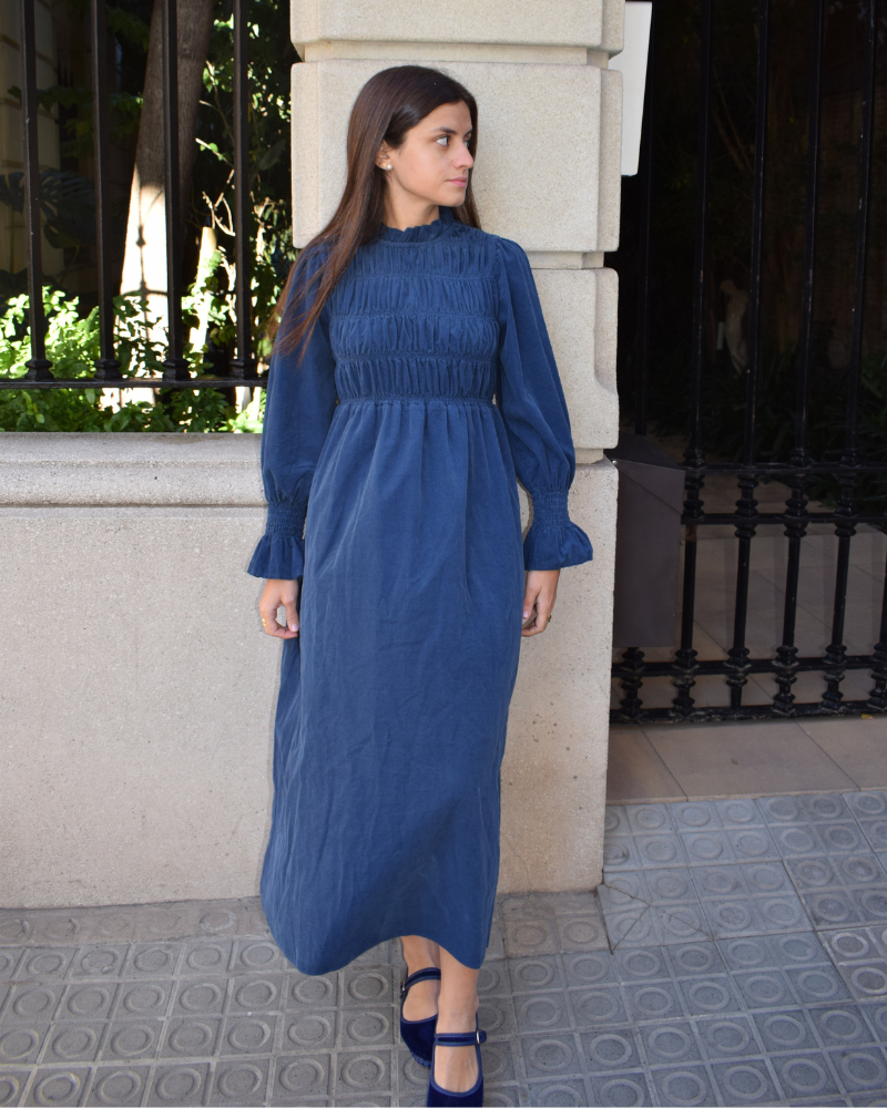 Magdalena Blue Long dress