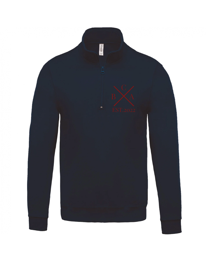 SUDADERA ZIP UNISEX PERSONALIZADA CRUZ