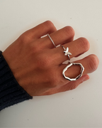 Anillo Big Oval Silver