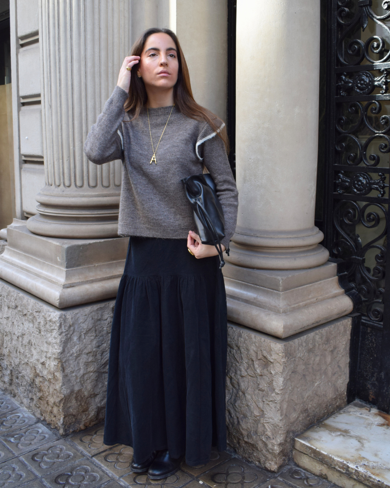 Navy blue Dolly Skirt