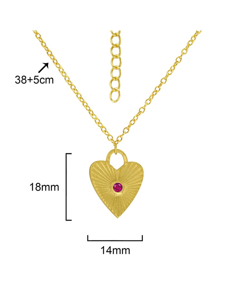 Collar Heart Pink