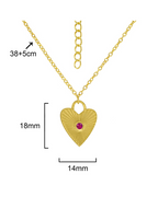 Collar Heart Pink