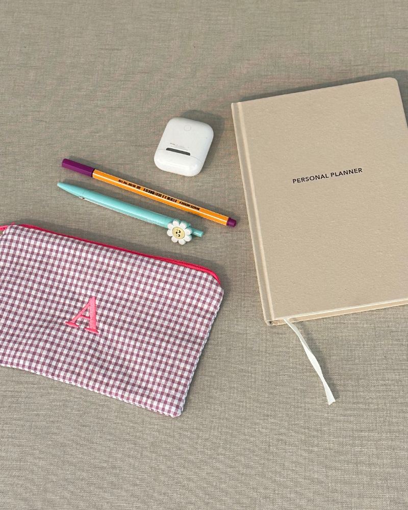 Estuche rosa fluor