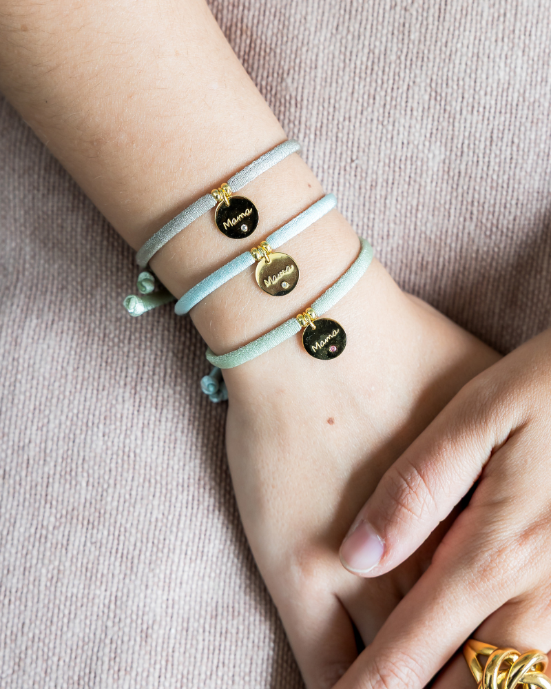 Pulsera memories Mamá circonita