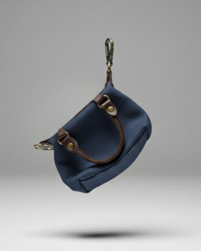 Federica blue navy bag Charm