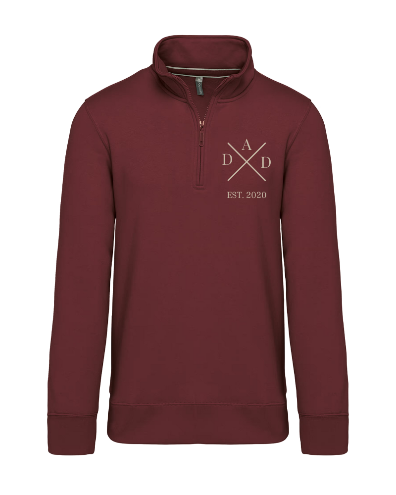 SUDADERA ZIP UNISEX PERSONALIZADA CRUZ