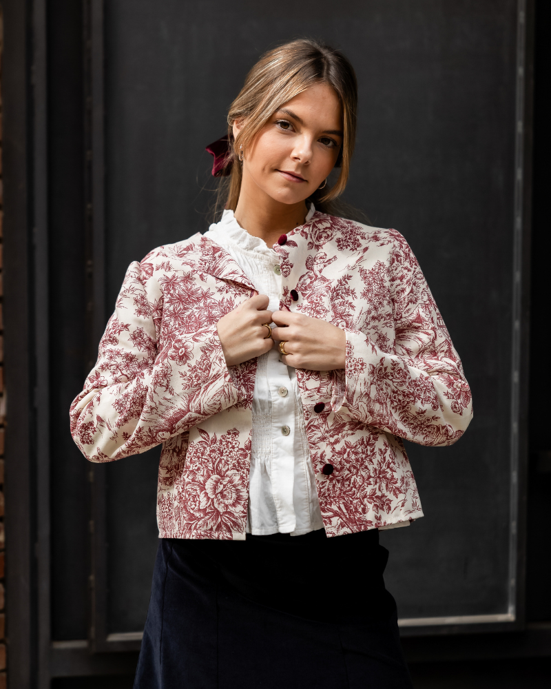 Toile de Jouy Garnet Jacket