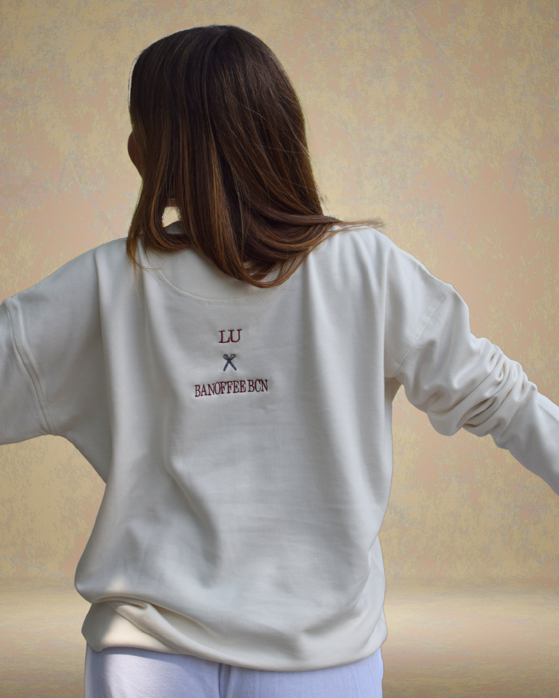 Sudadera Lu x Banoffee Bcn