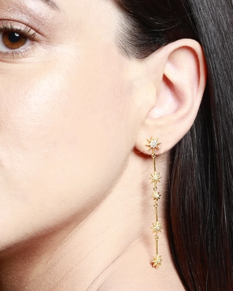 Pendientes Long Star