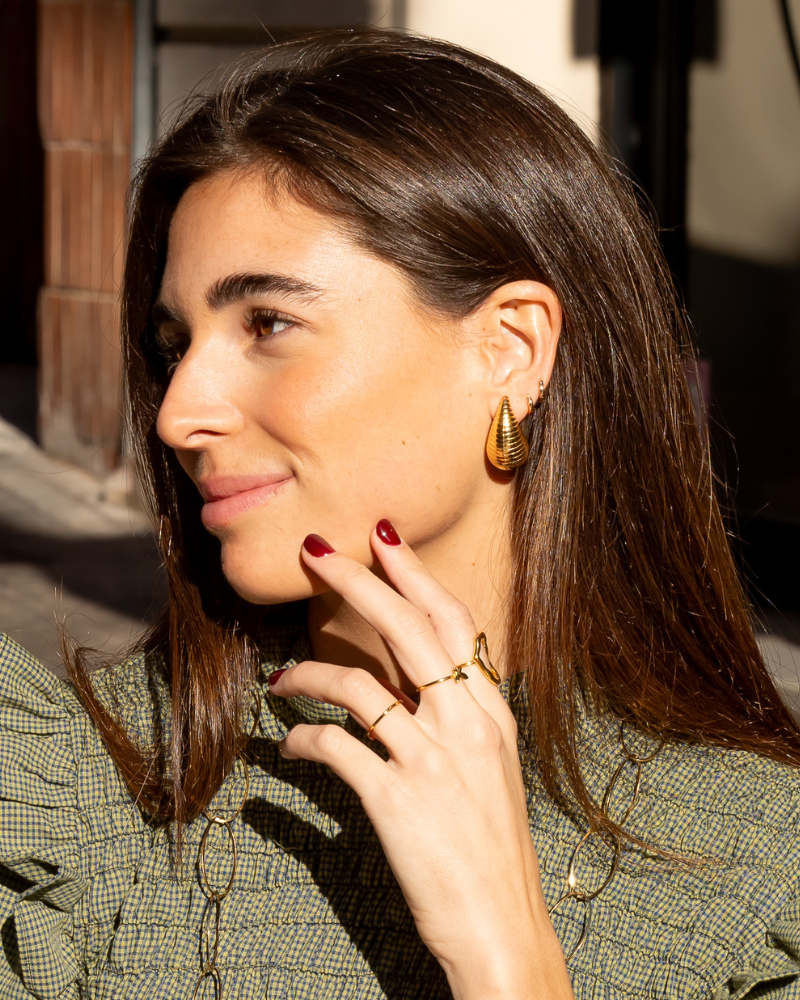 Pendientes Croissant