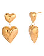 Pendientes Corazón Double